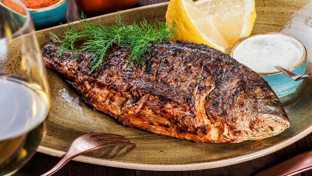 Gegrillte Dorade